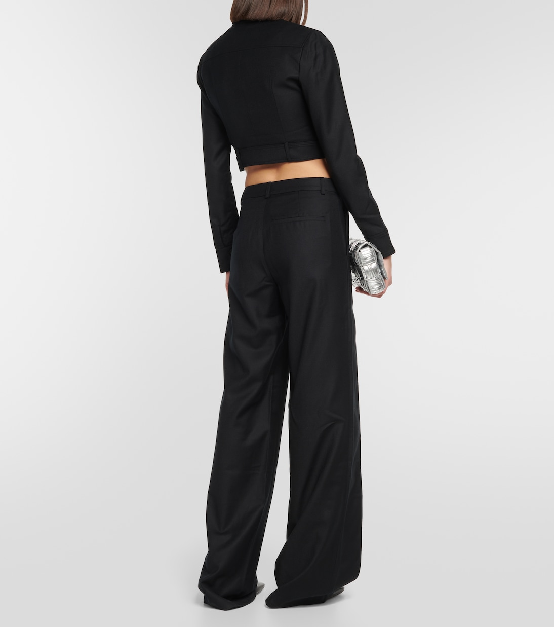 Myca cropped wool jacket | Aya Muse