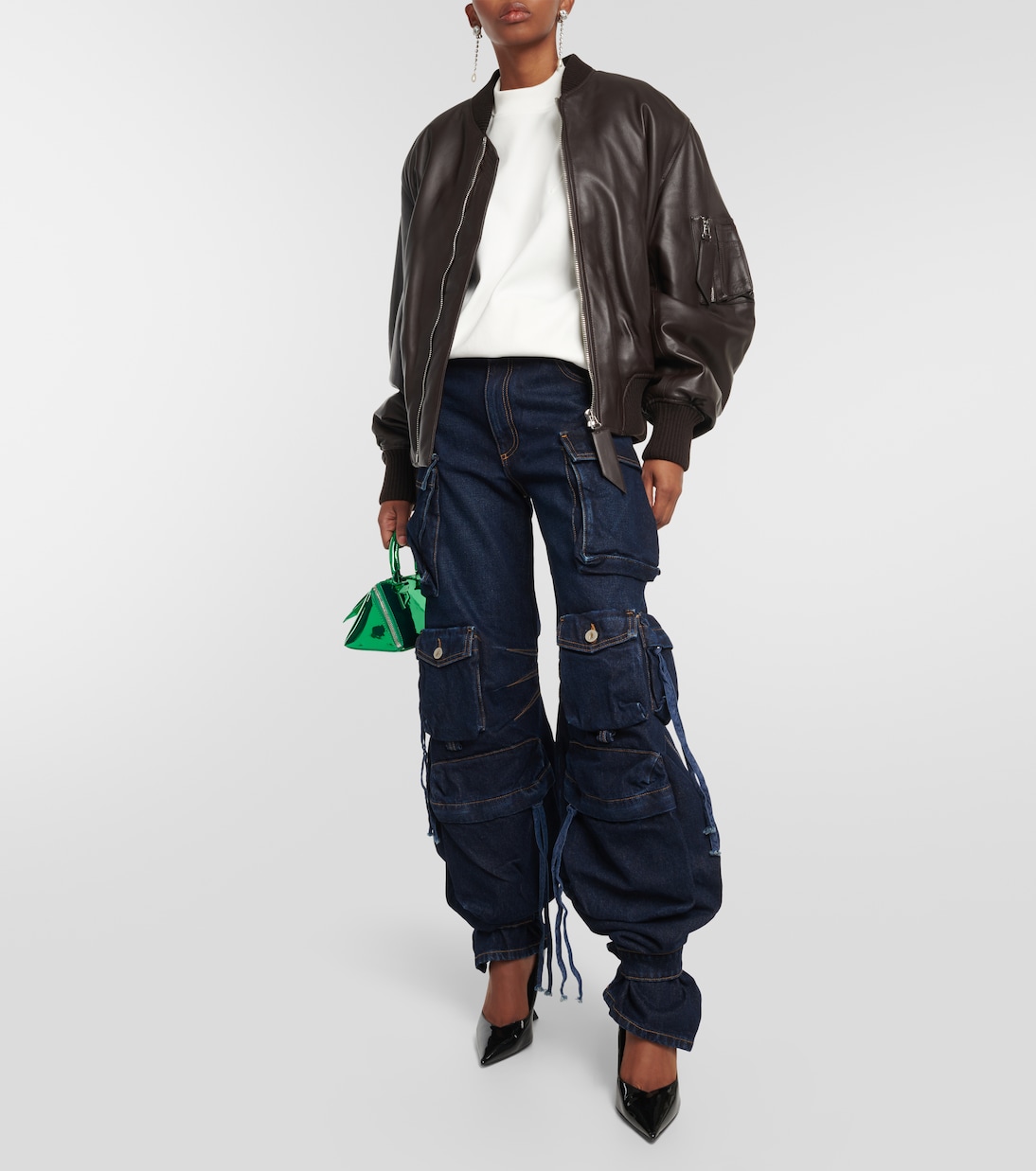 Fern denim cargo pants | The Attico