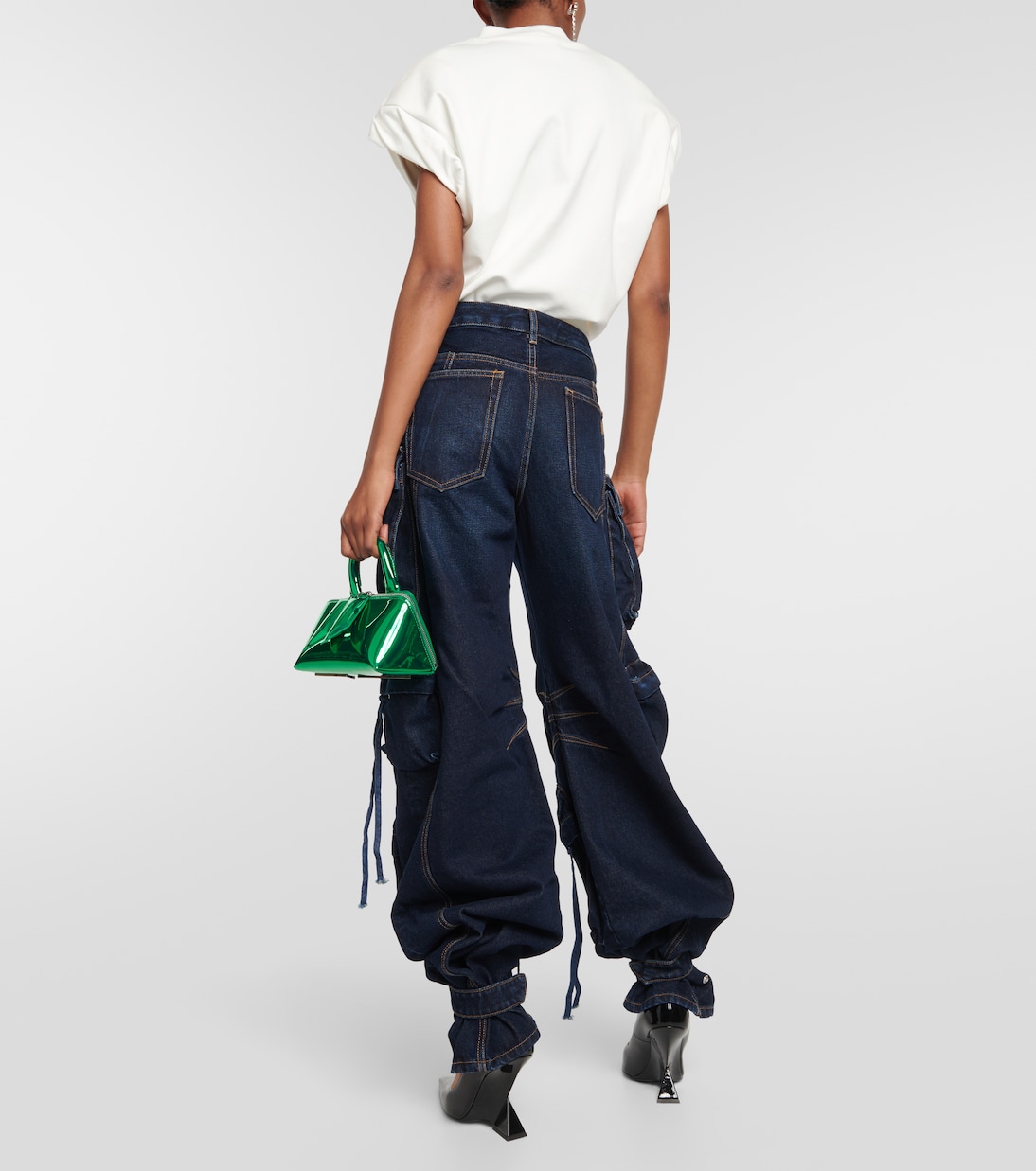 Fern denim cargo pants | The Attico