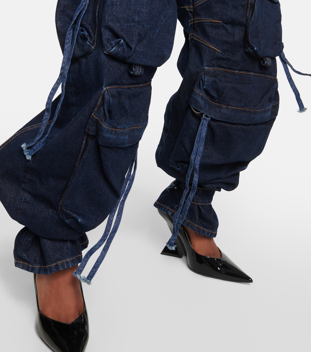 Fern denim cargo pants | The Attico