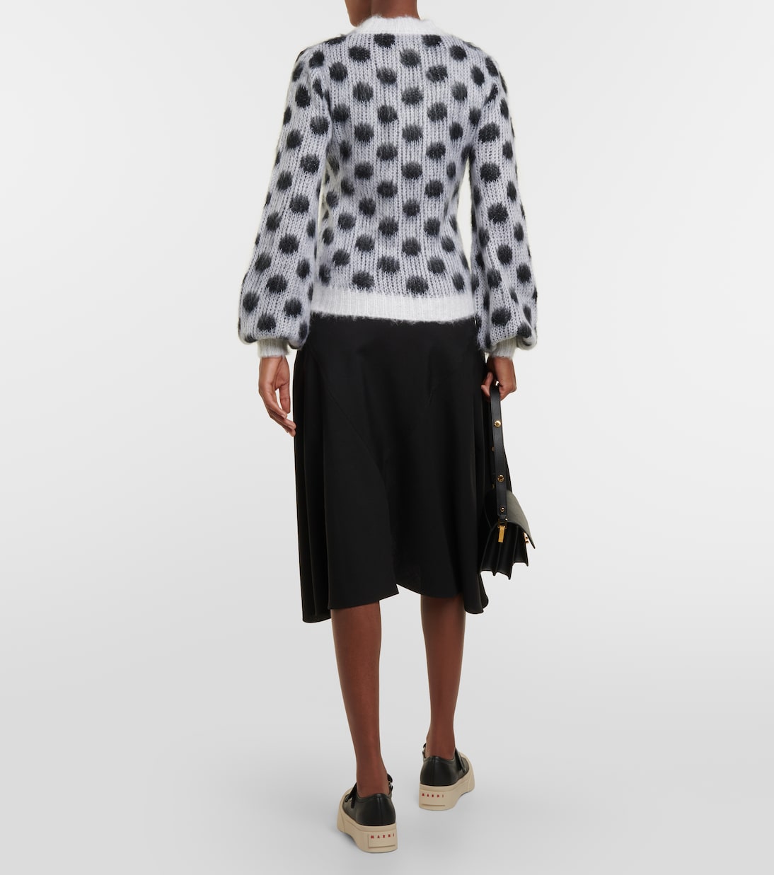 Pullover in jacquard a pois | Marni