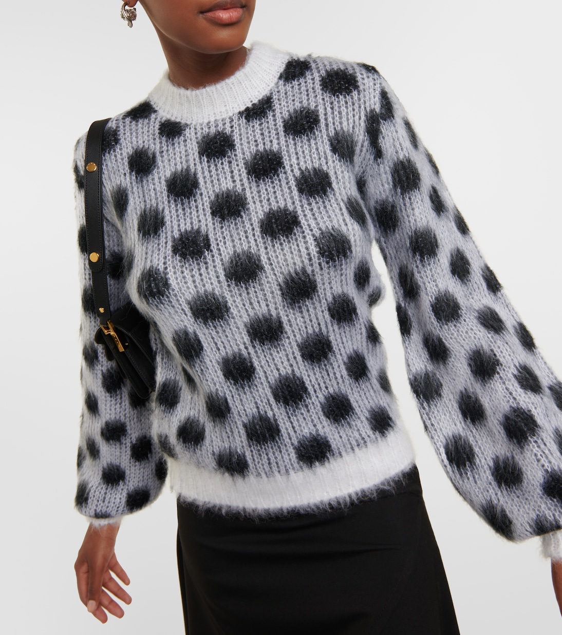 Pullover in jacquard a pois | Marni