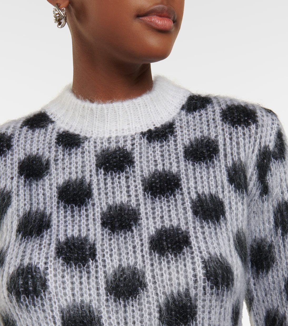 Pullover in jacquard a pois | Marni