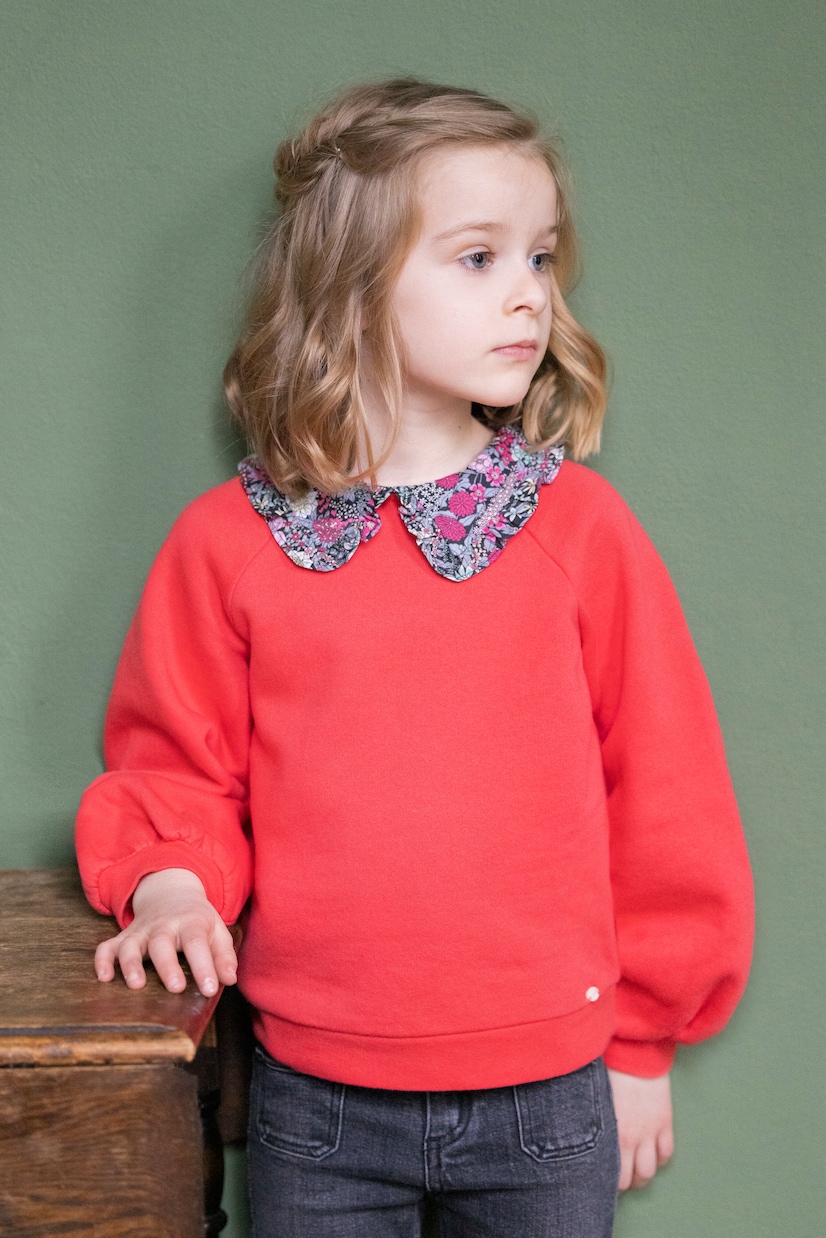 Sweatshirt Liberty aus Baumwolle | Tartine et Chocolat