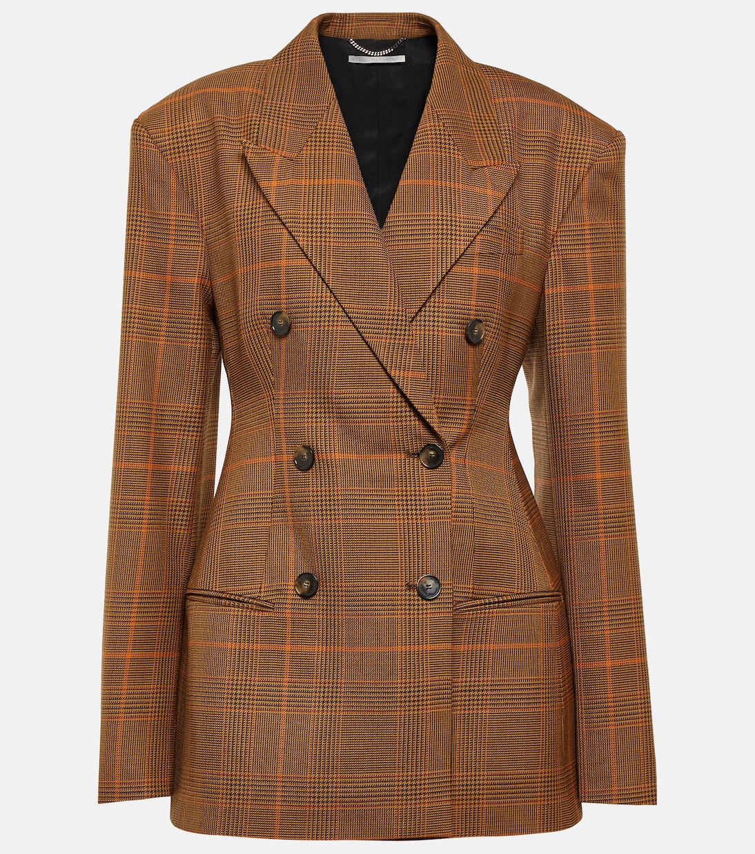 Checked virgin wool blazer | Stella McCartney