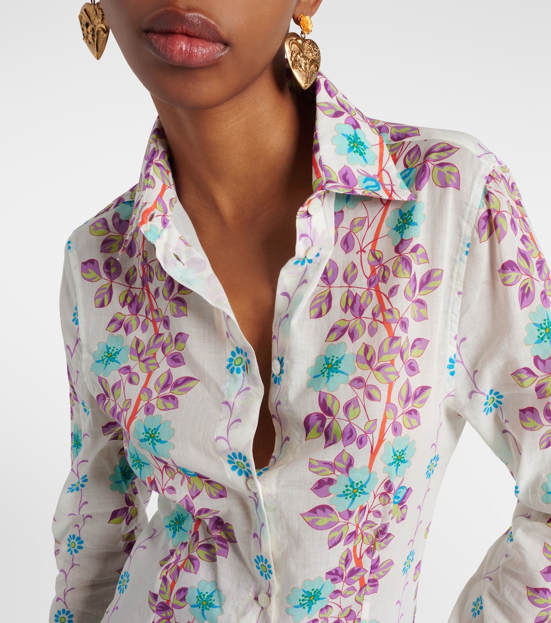 Camisa de algodón floral | Etro