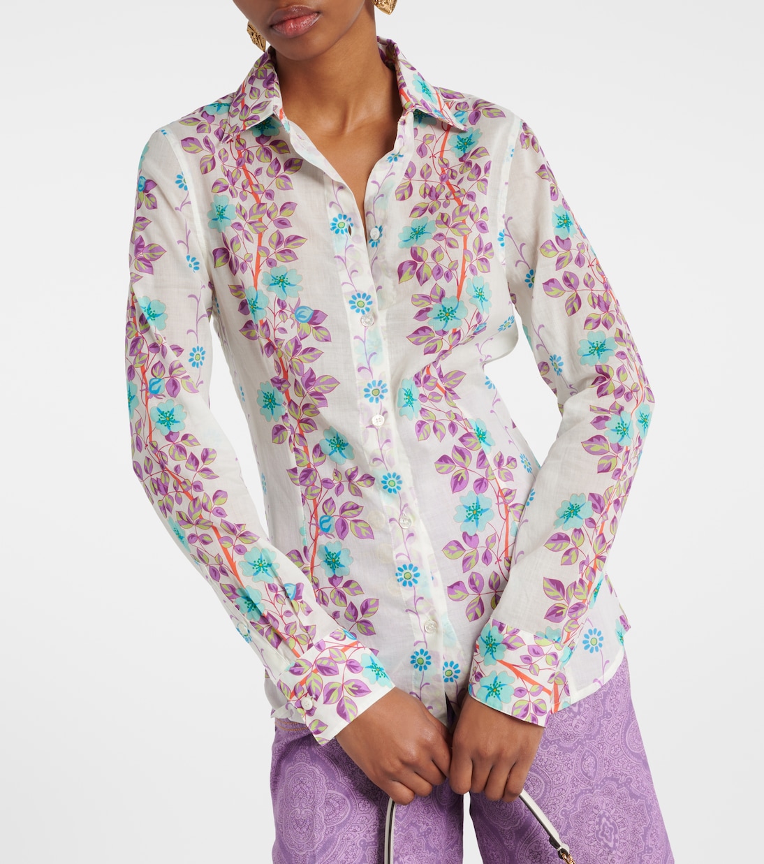 Camisa de algodón floral | Etro