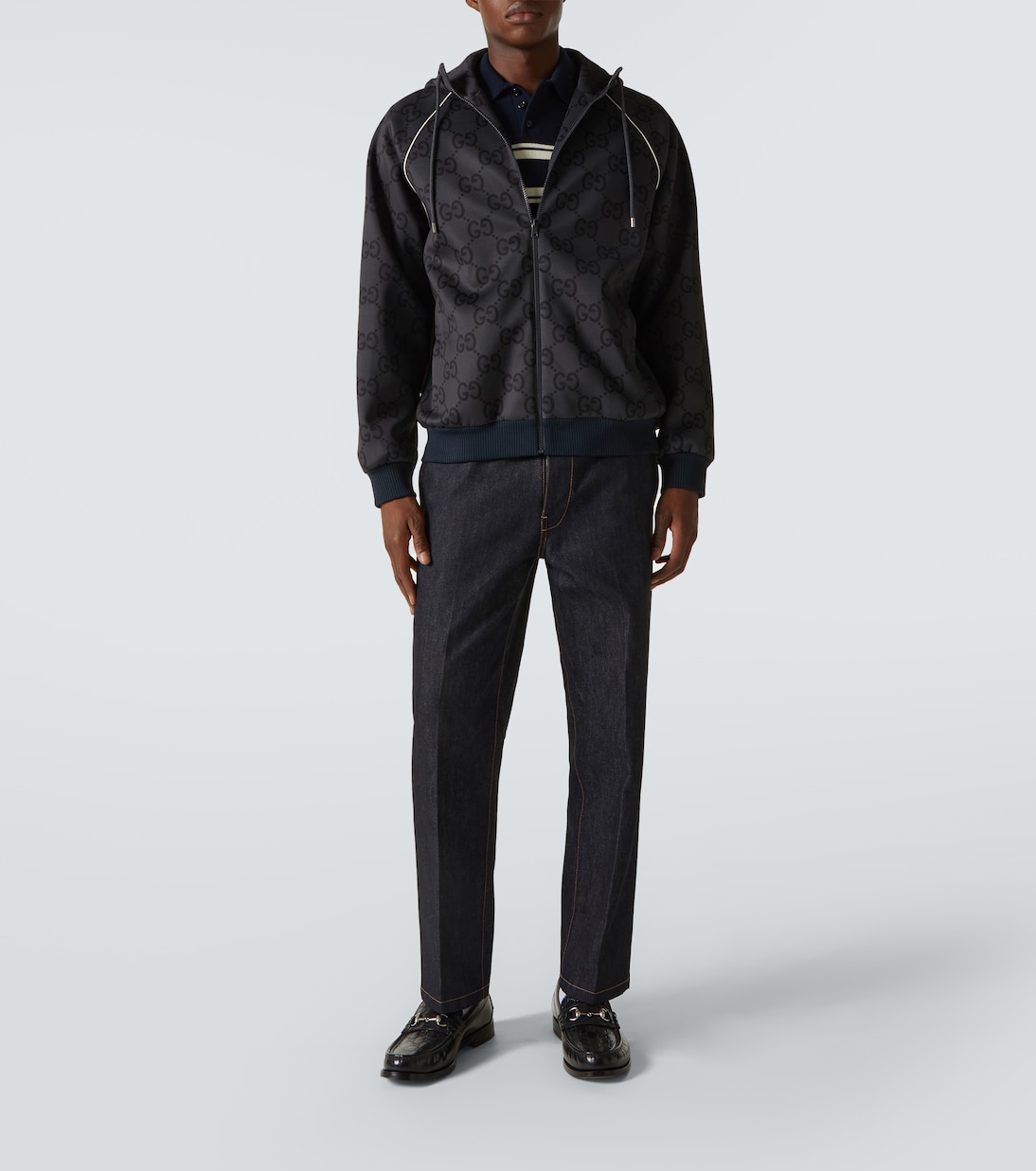 Chaqueta con Jumbo GG y Web | Gucci