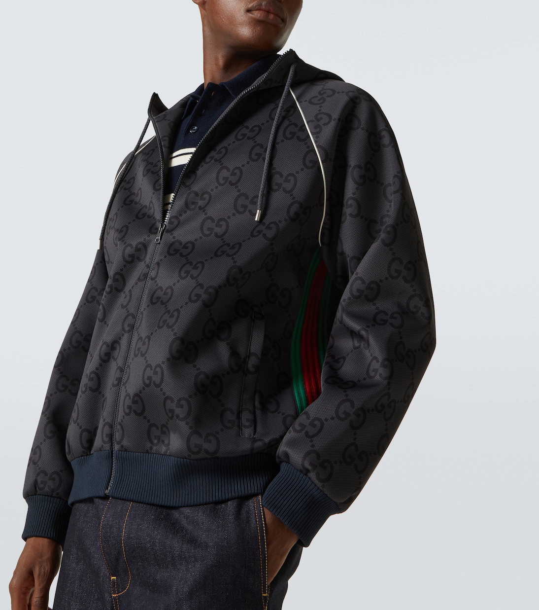 Chaqueta con Jumbo GG y Web | Gucci