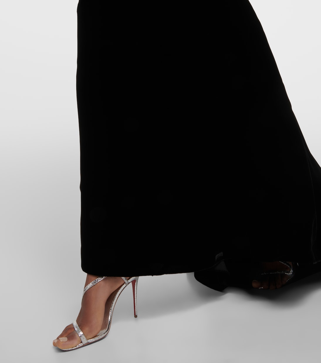 High-neck velvet gown | Oscar de la Renta