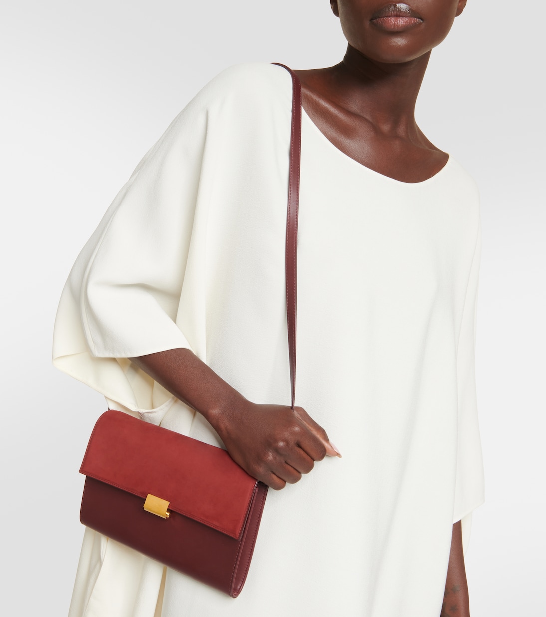 Schultertasche Laurie aus Leder | The Row