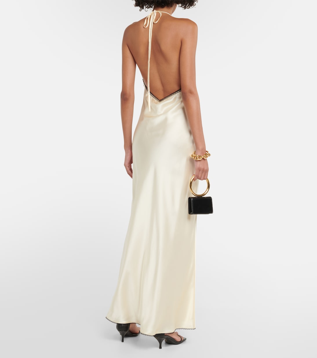 Robe longue en soie | SIR