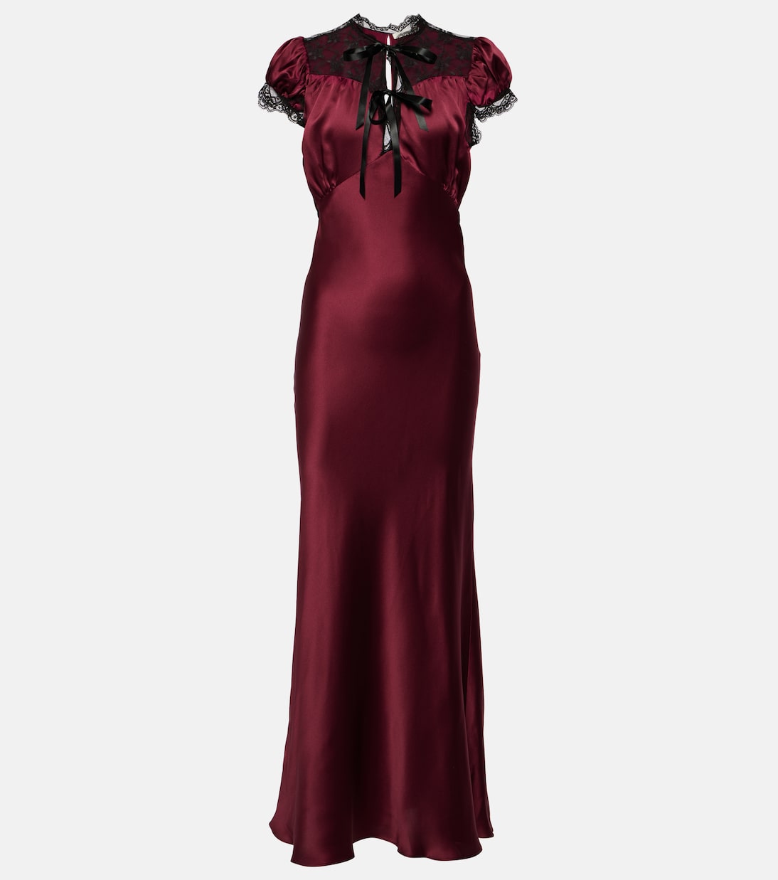 Maxikleid aus Seidensatin | Rodarte
