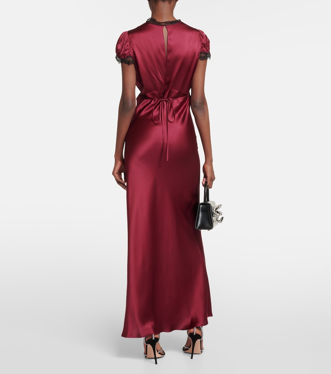 Maxikleid aus Seidensatin | Rodarte