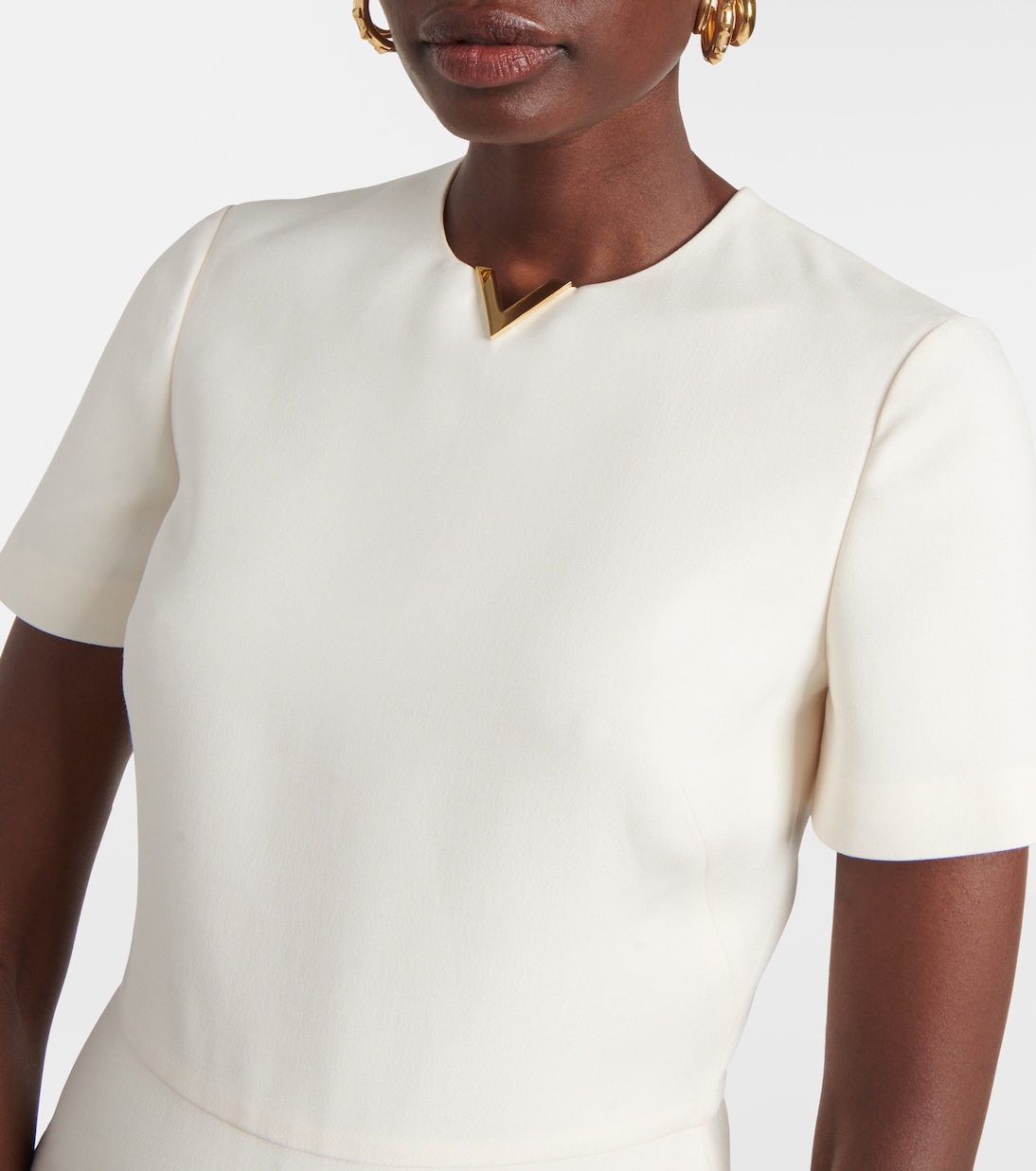 Robe en laine et soie | Valentino