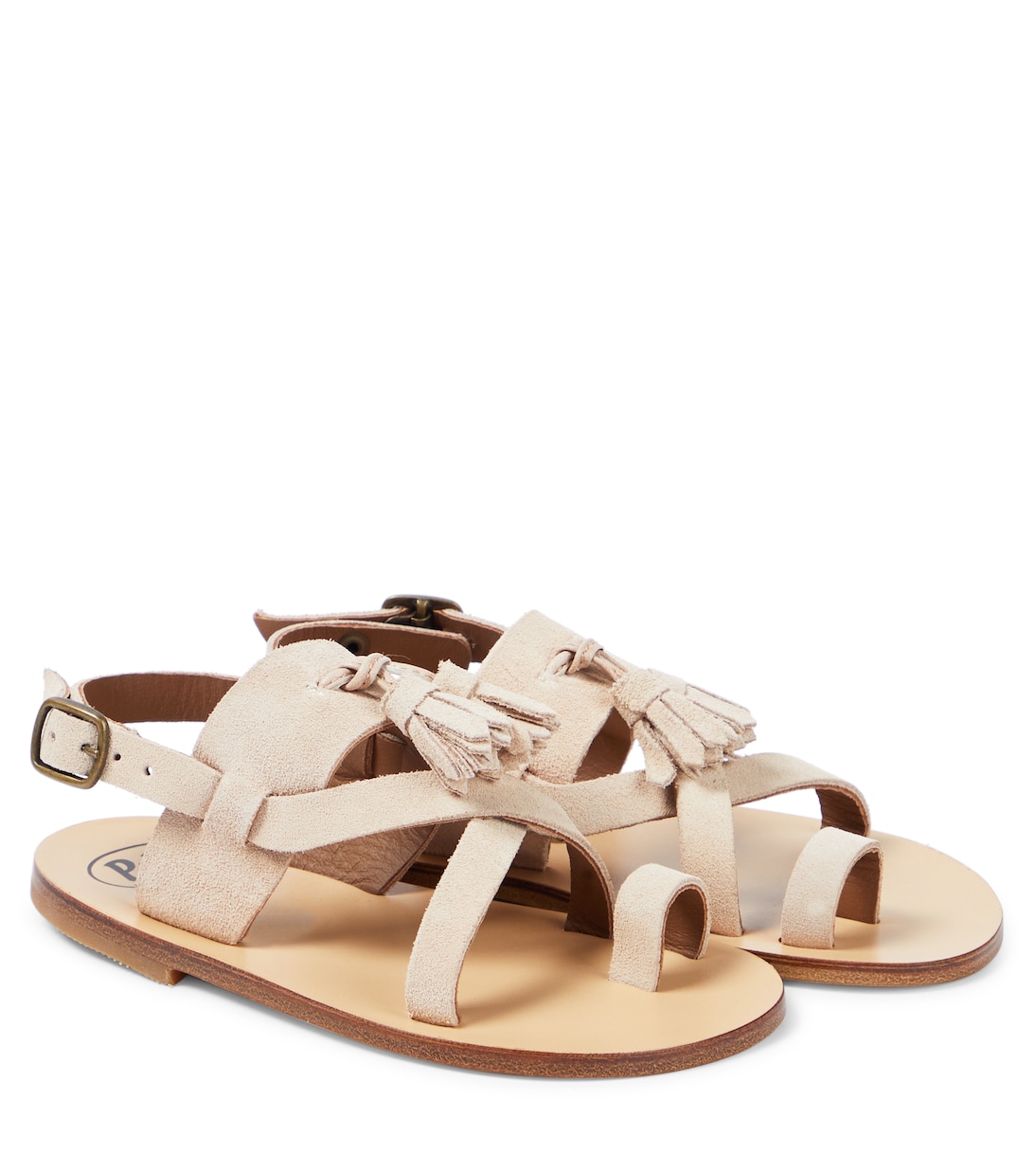 Sandales Scamosciato en daim à franges | PèPè