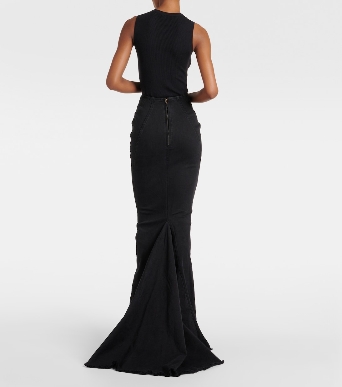 Caudal Fin denim maxi skirt | Entire Studios