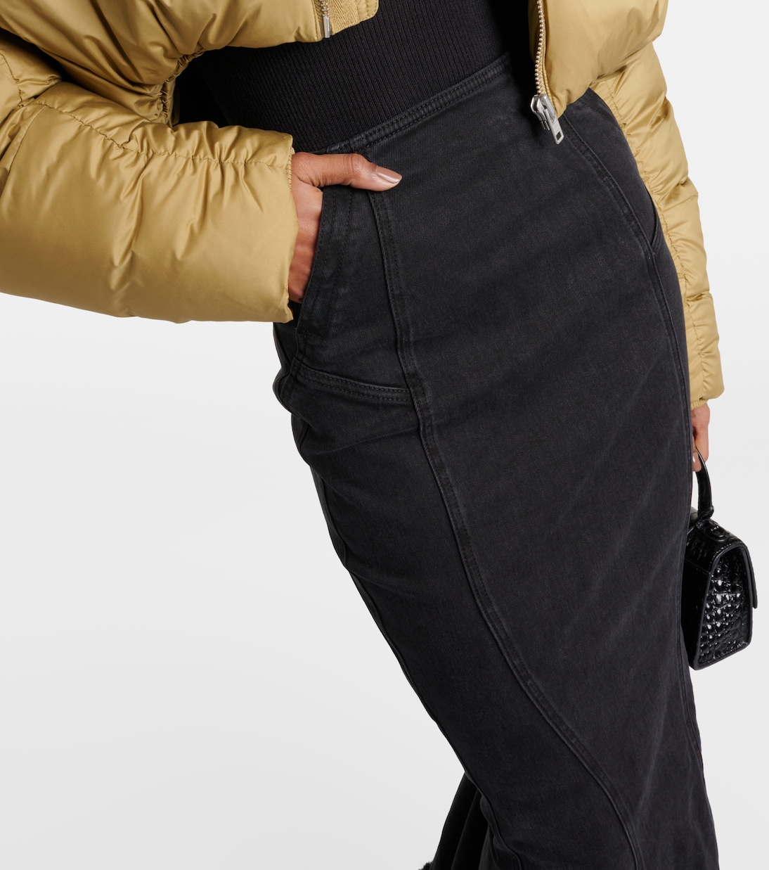 Caudal Fin denim maxi skirt | Entire Studios