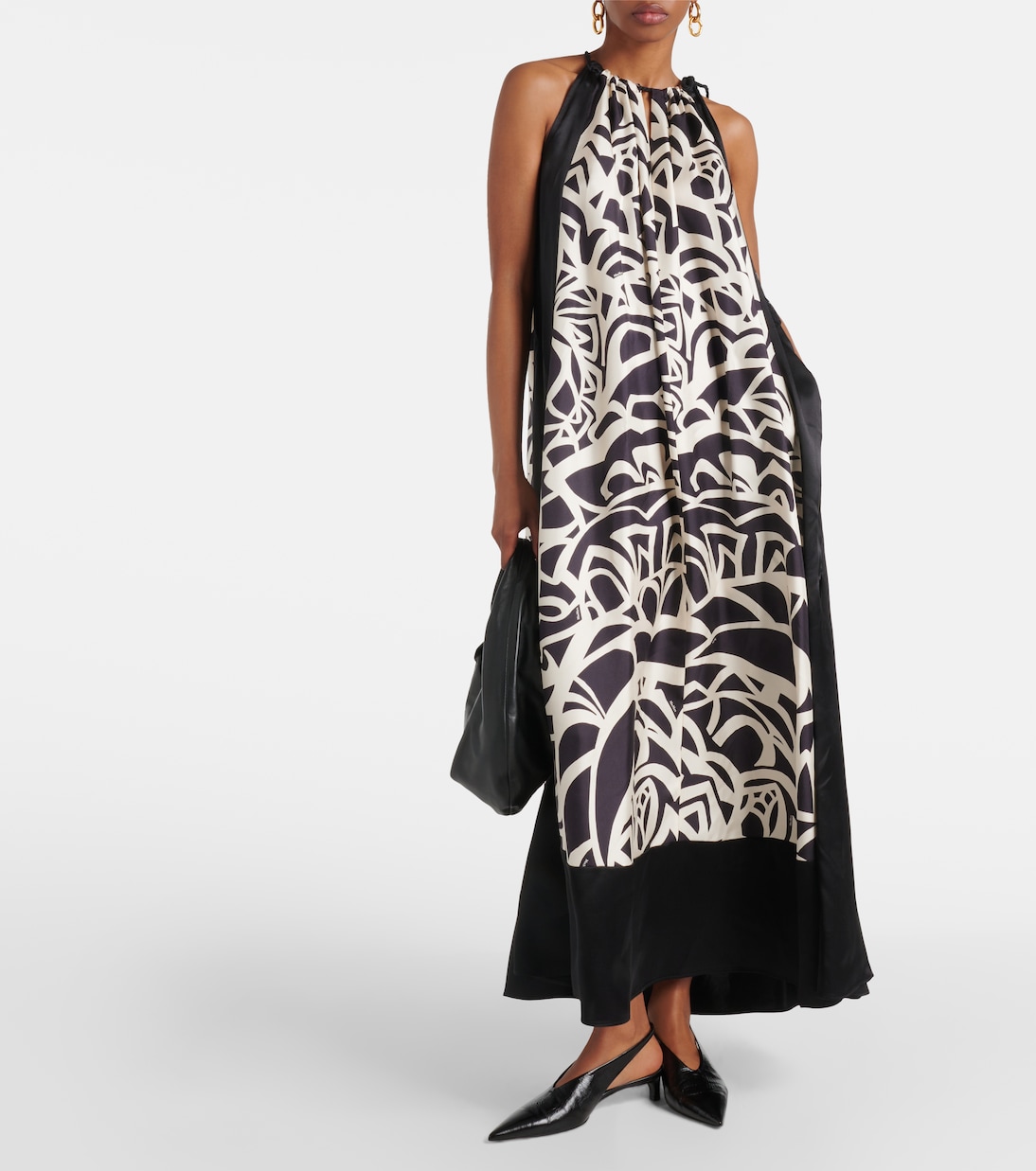 Bedrucktes Maxikleid Licenza aus Seide | Max Mara