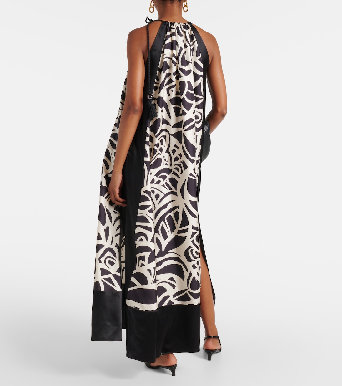 Bedrucktes Maxikleid Licenza aus Seide | Max Mara