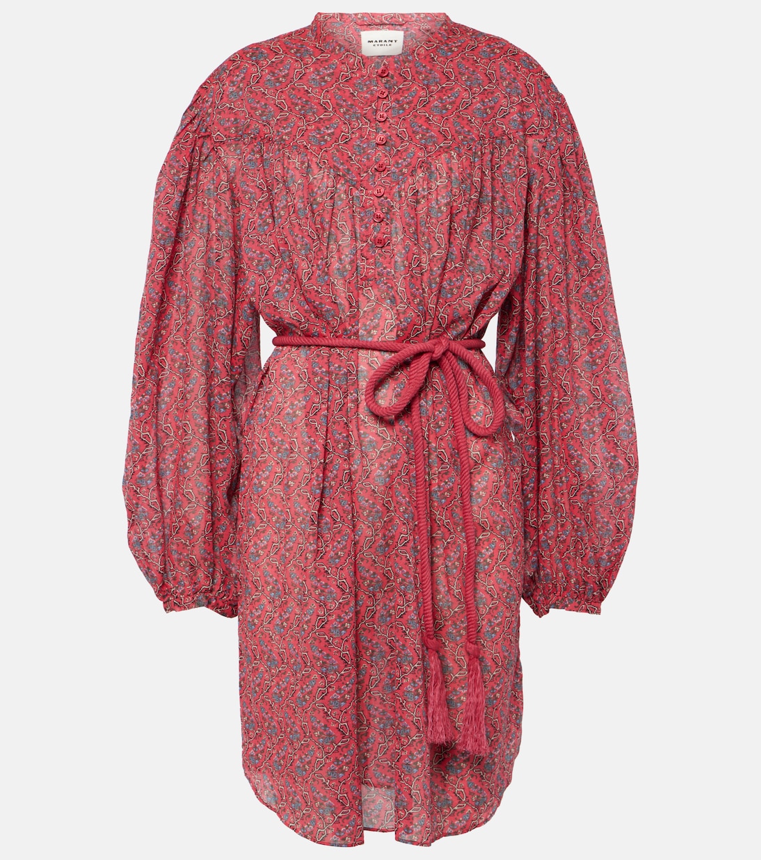 Robe Kildi en coton à fleurs | Marant Etoile