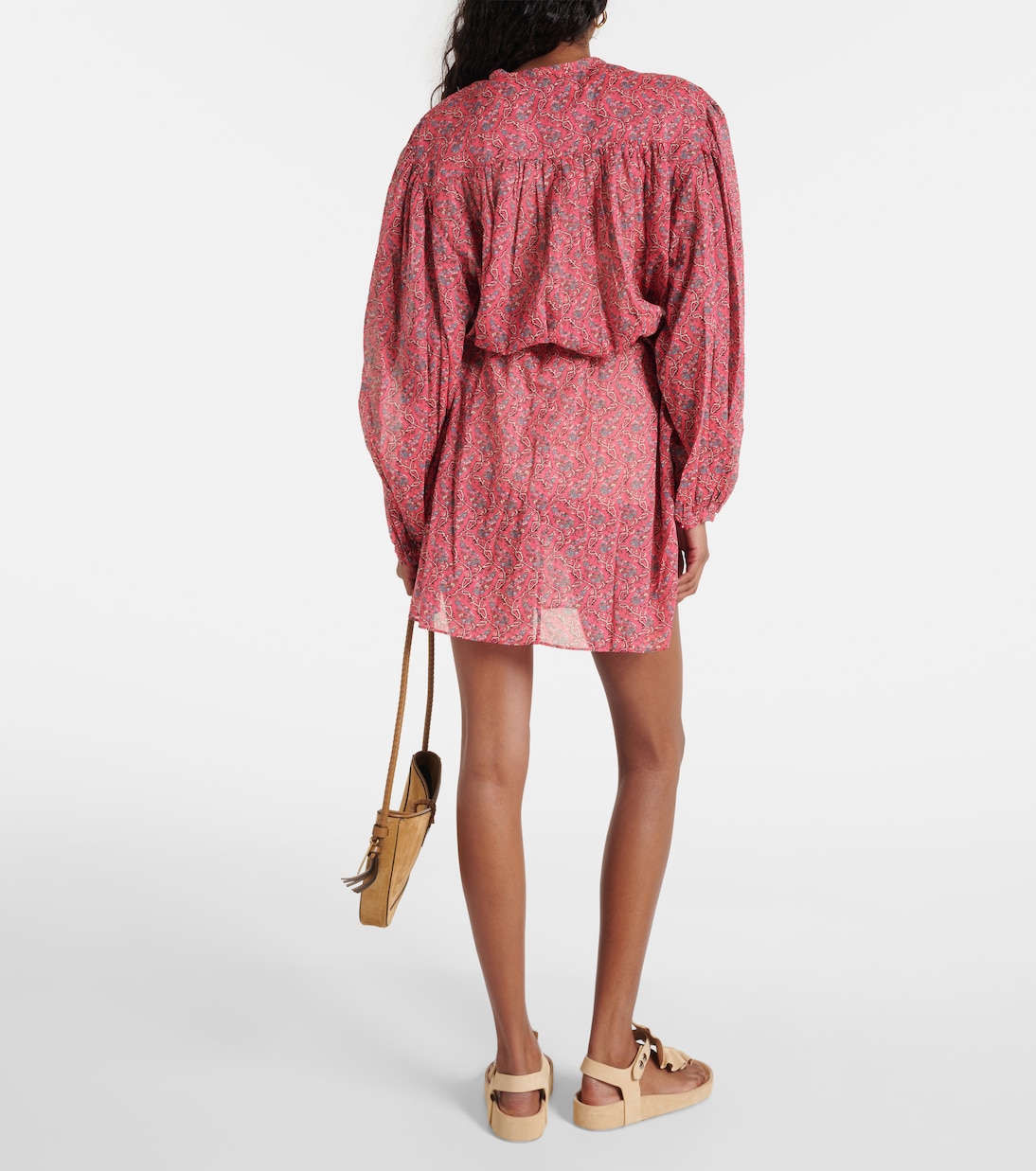 Robe Kildi en coton à fleurs | Marant Etoile