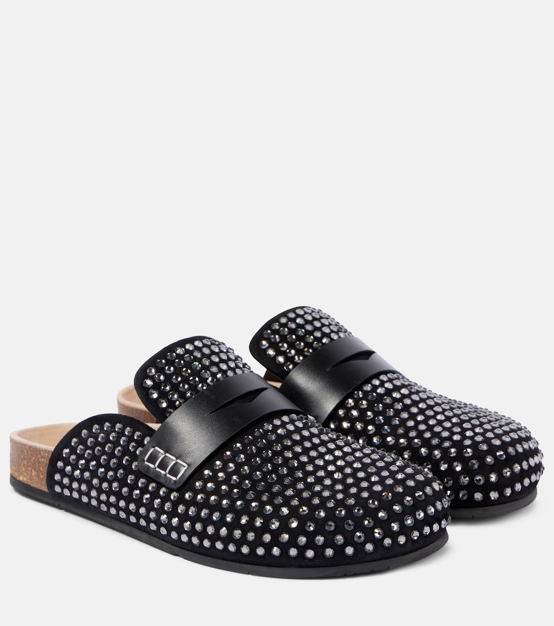 Studded mule slides deals