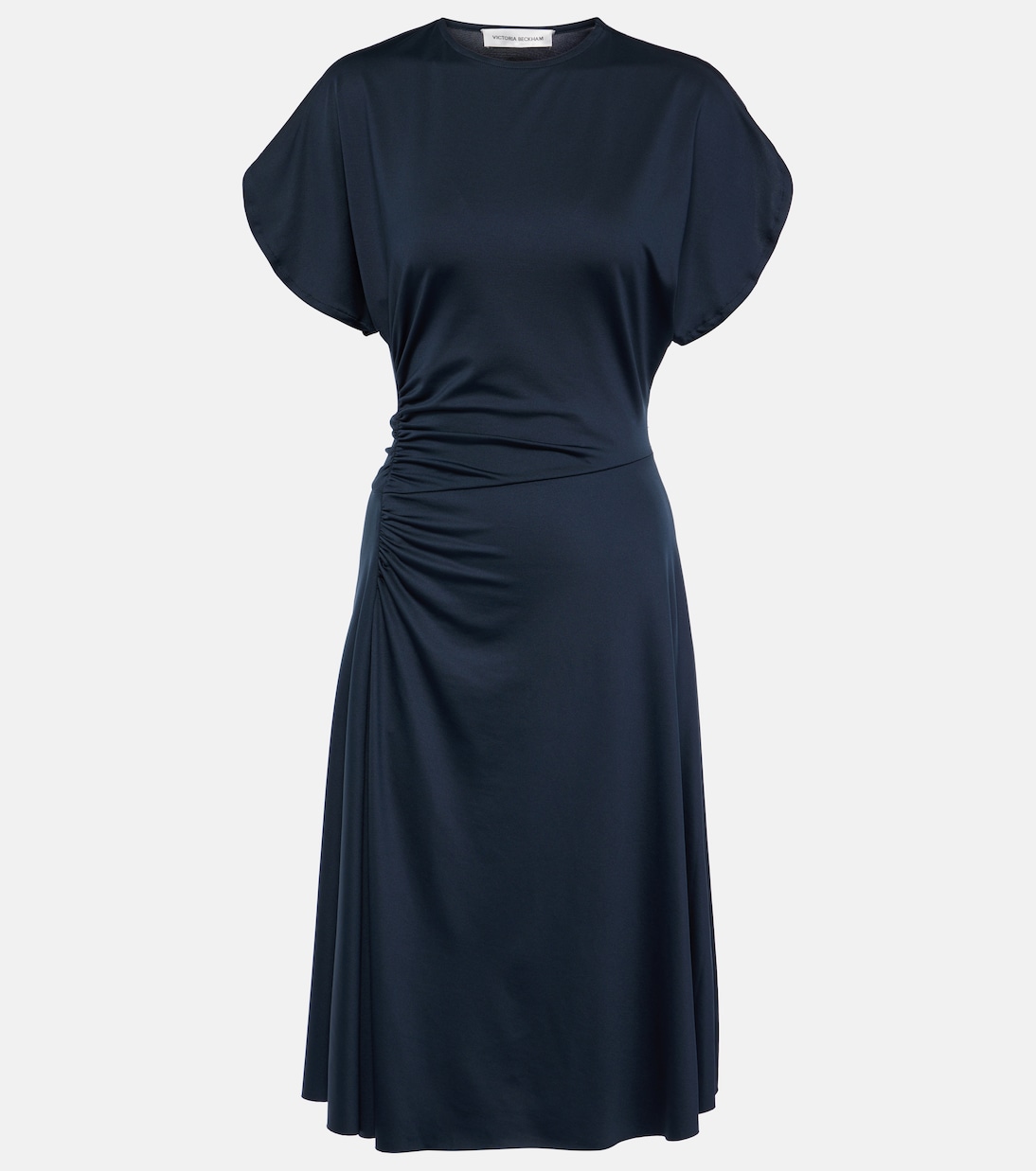 Gathered midi dress | Victoria Beckham