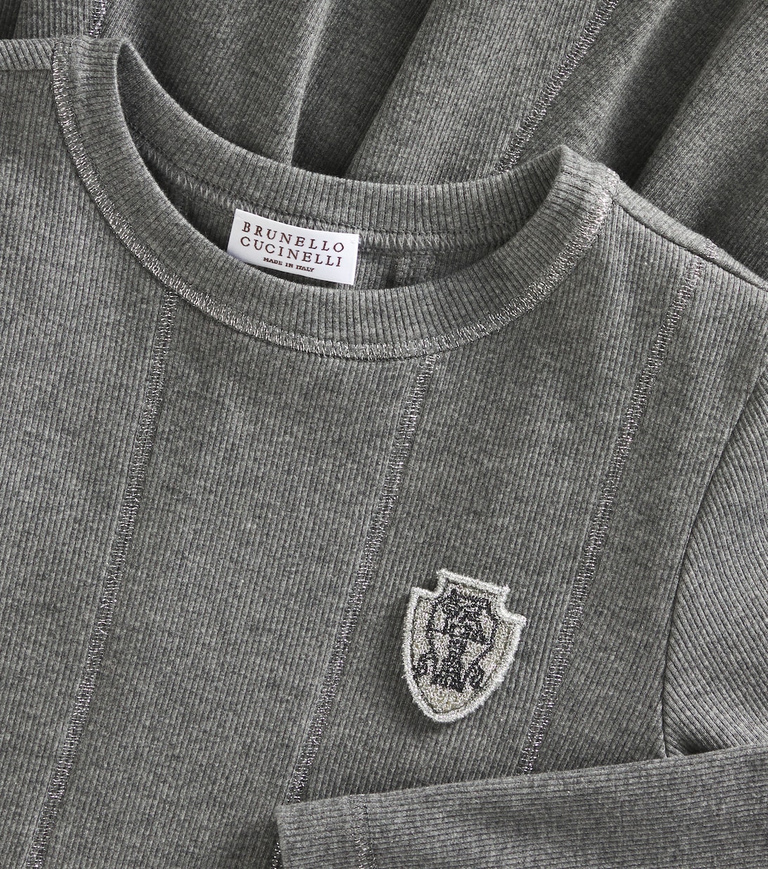 Abito in misto cashmere e cotone | Brunello Cucinelli Kids