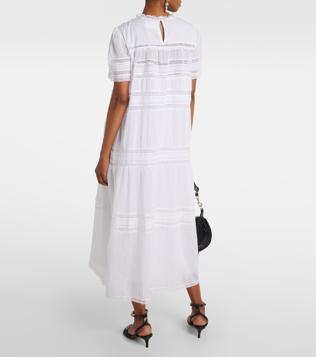 Geralda ruffled cotton midi dress | Marant Etoile