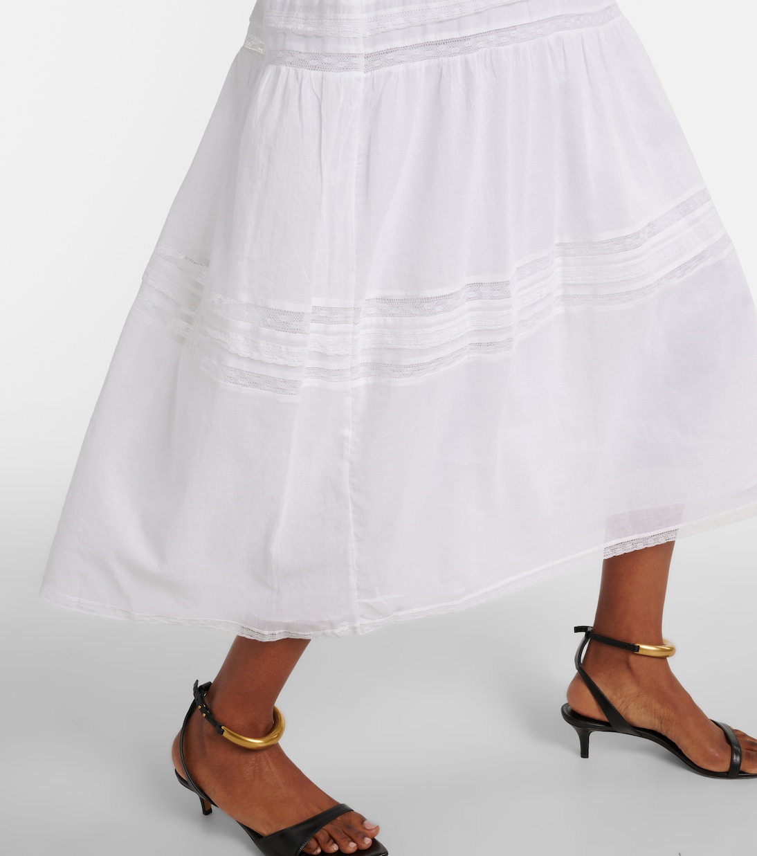 Geralda ruffled cotton midi dress | Marant Etoile