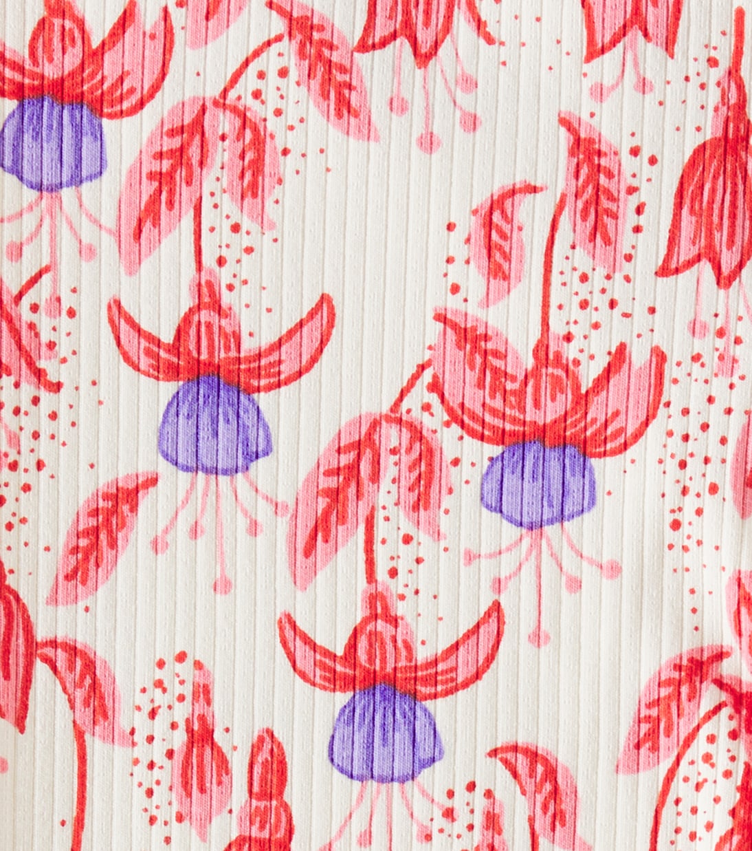 Fuchsia cotton-blend leggings | Mini Rodini