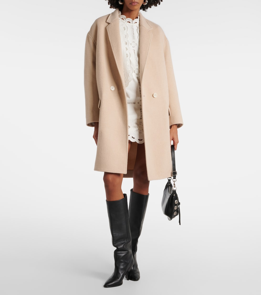 Cappotto Efegozi in lana, cashmere e seta | Isabel Marant