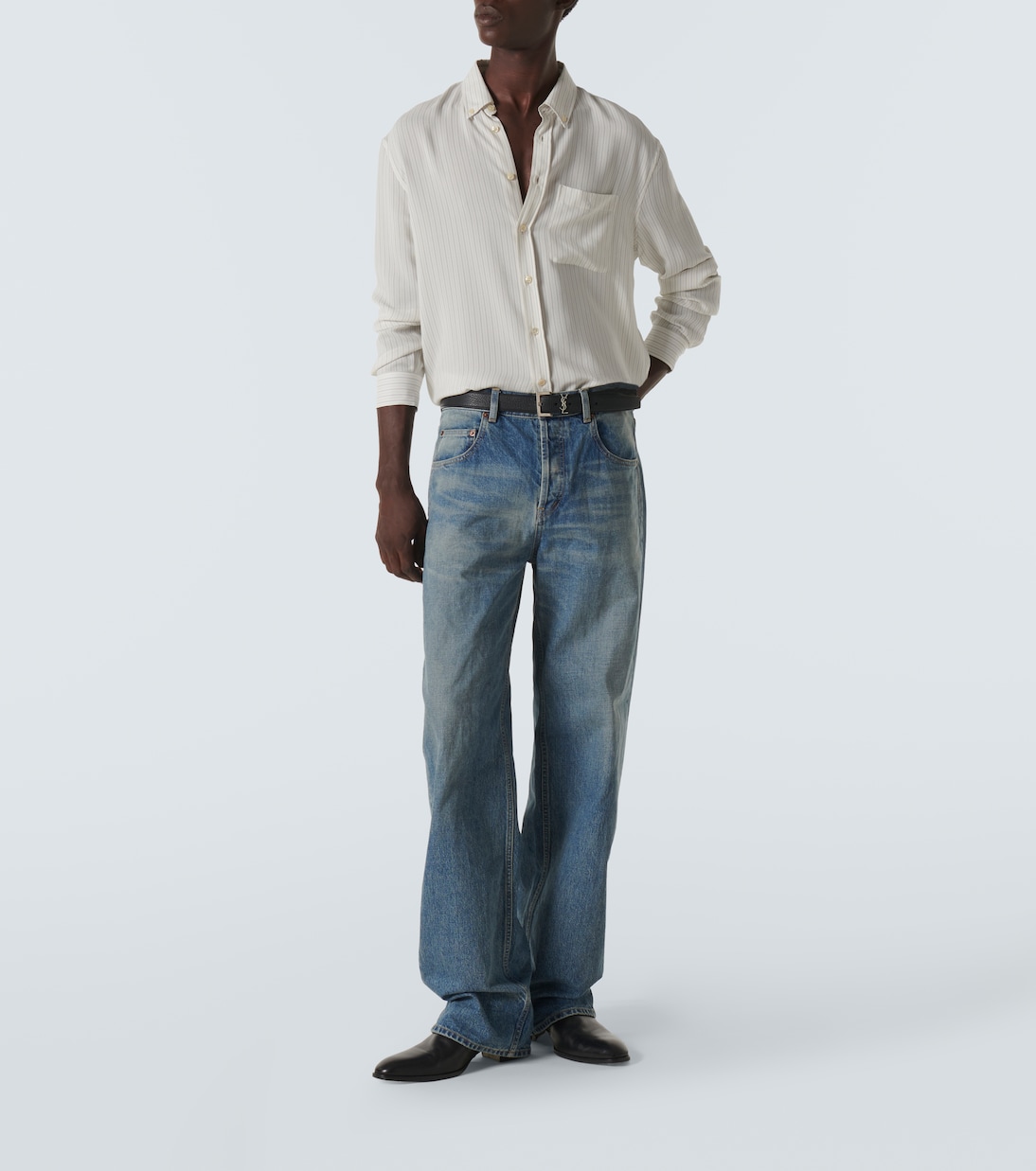 Jeans regular a vita media | Saint Laurent