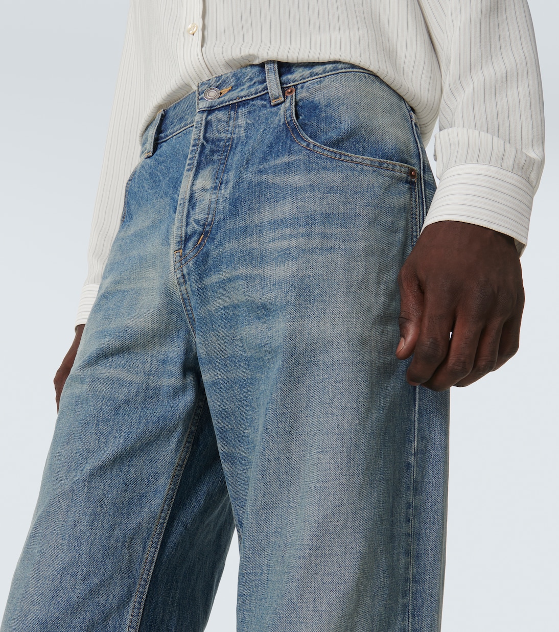 Jeans regular a vita media | Saint Laurent