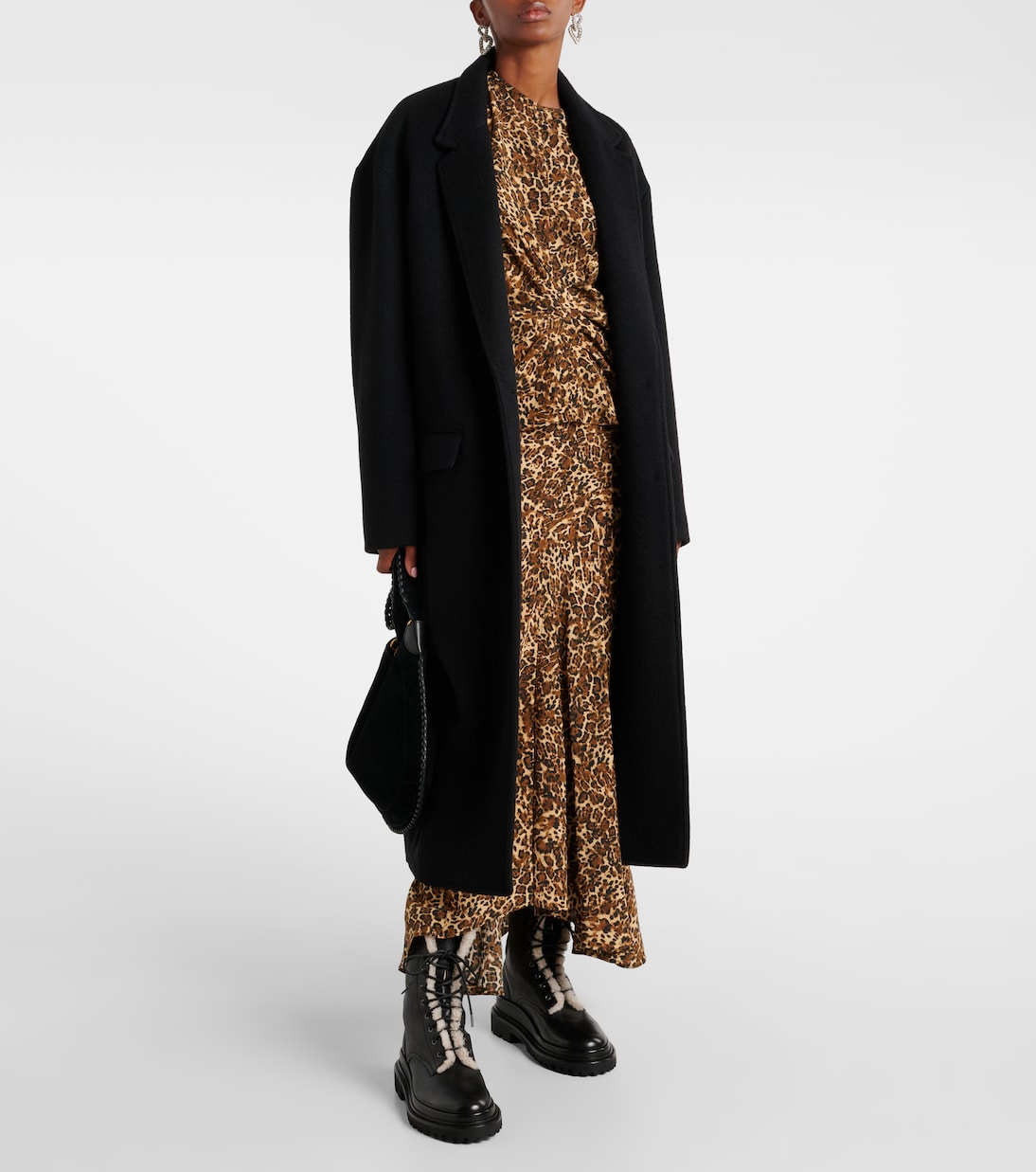 Schnürstiefel Ghiso-GD aus Leder mit Shearling | Isabel Marant