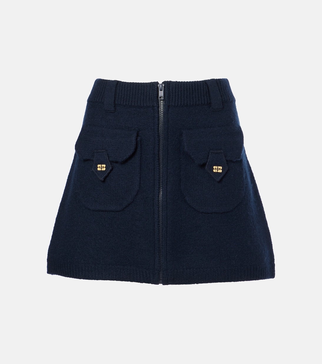 Minigonna in maglia di lana | Ganni