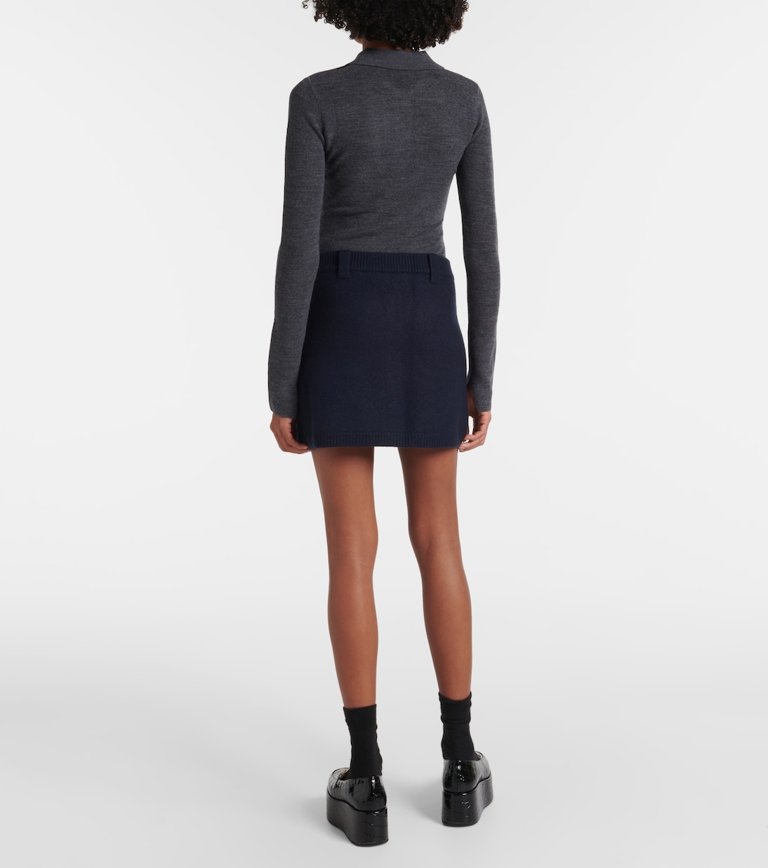 Minigonna in maglia di lana | Ganni