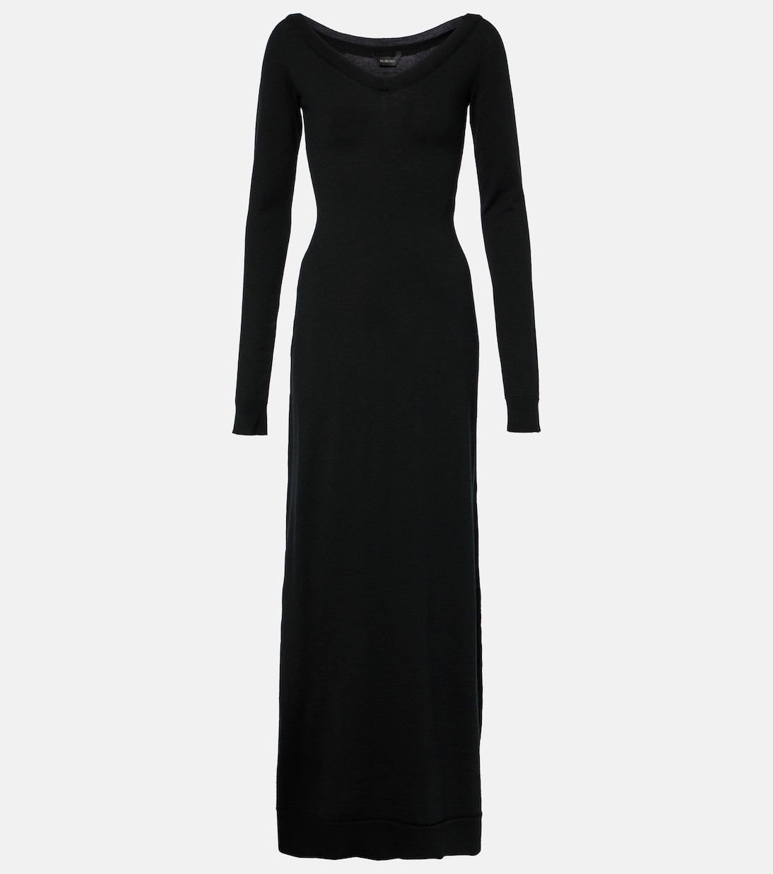 Maxikleid aus einem Wollgemisch | Balenciaga