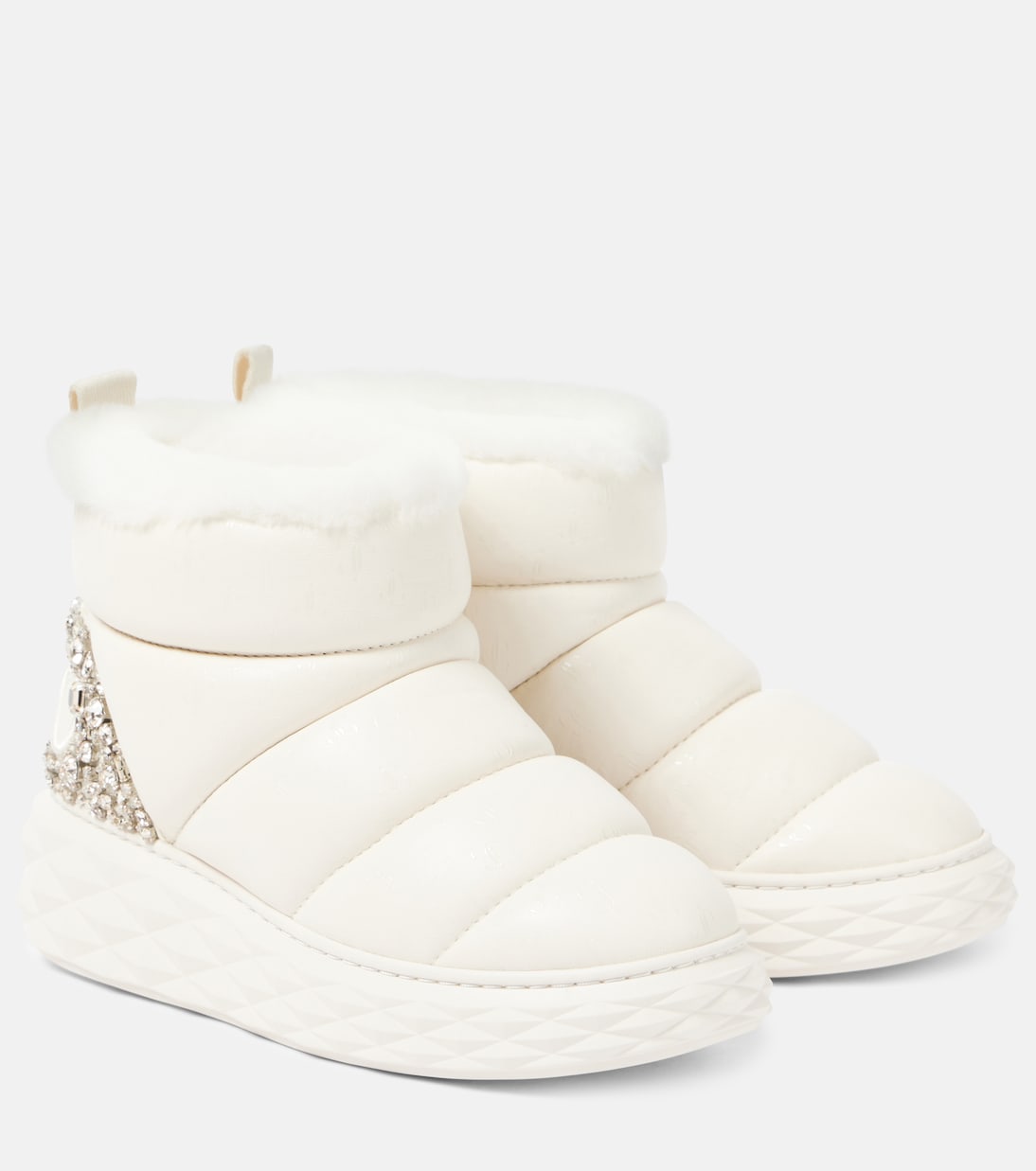Botas de nieve Xan de piel con borrego | Jimmy Choo