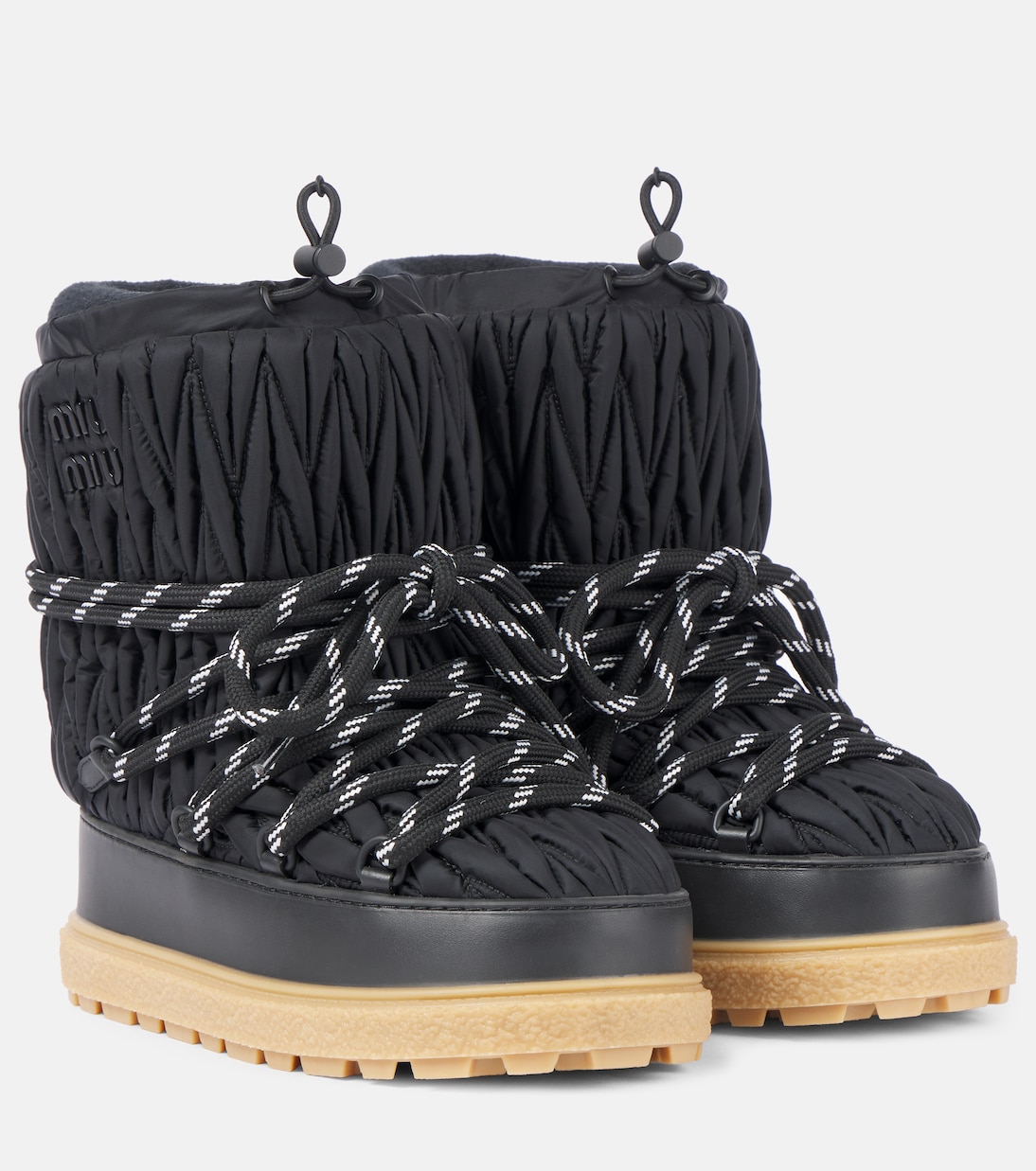 Bottines après-ski à logo | Miu Miu