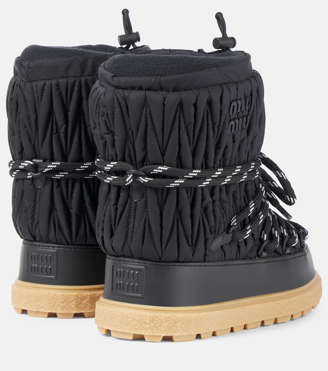 Bottines après-ski à logo | Miu Miu