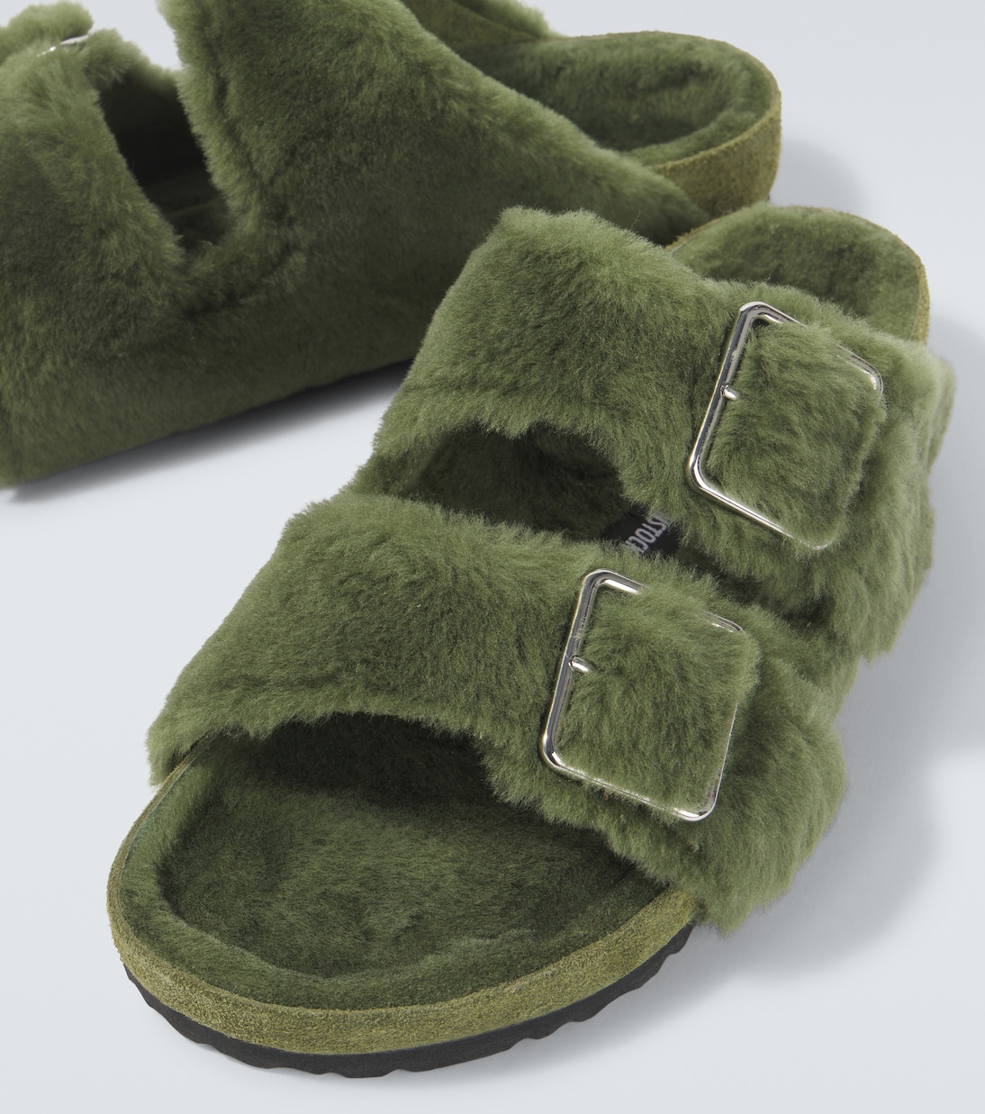 Arizona 1774 shearling-lined suede sandals | Birkenstock 1774