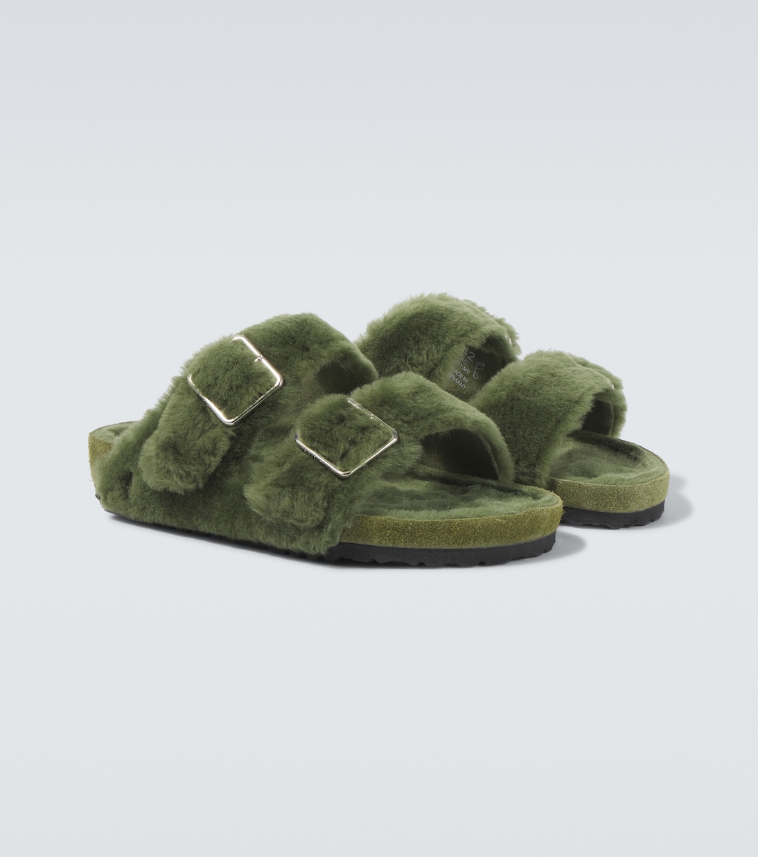 Arizona 1774 shearling-lined suede sandals | Birkenstock 1774