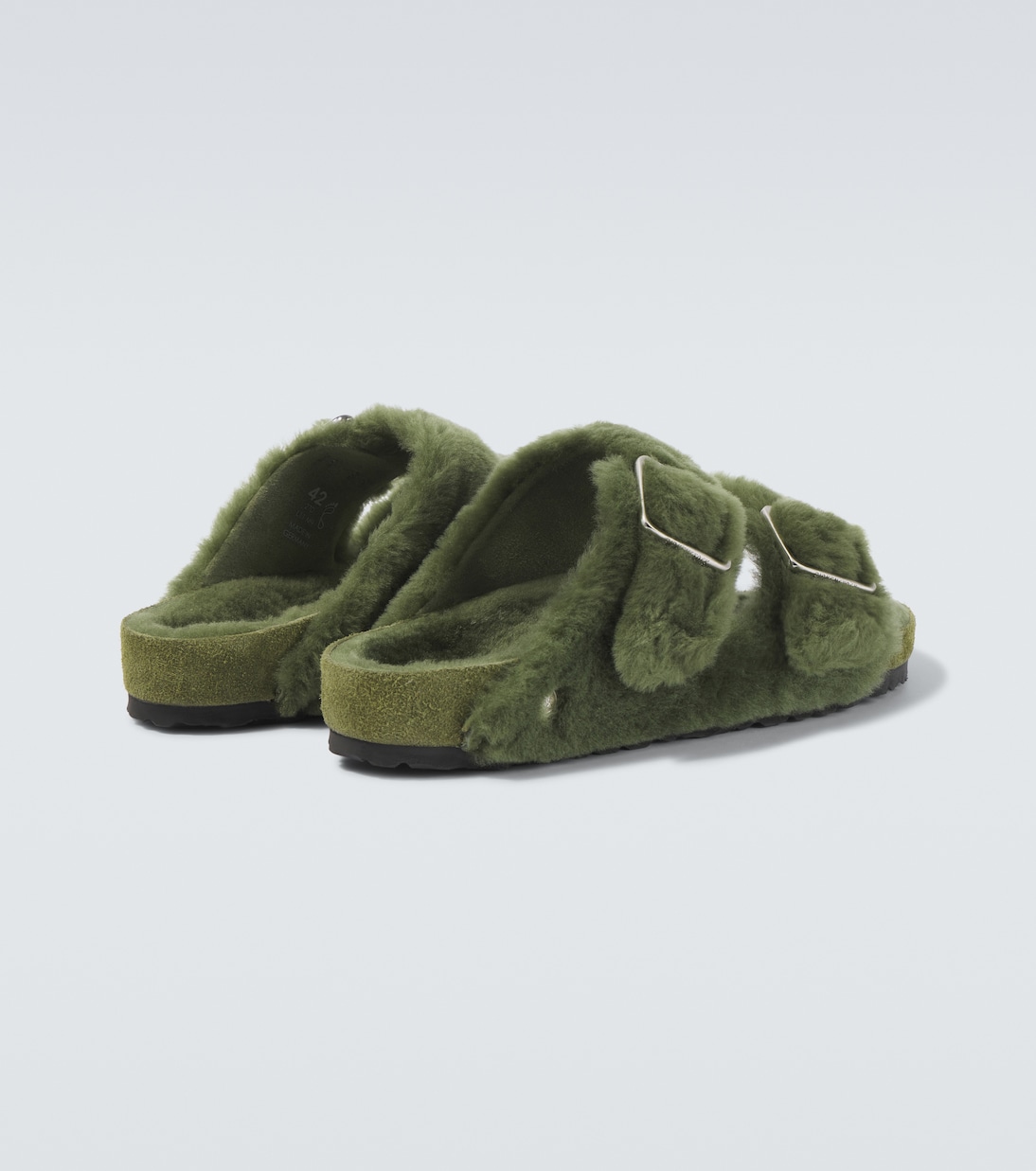 Arizona 1774 shearling-lined suede sandals | Birkenstock 1774