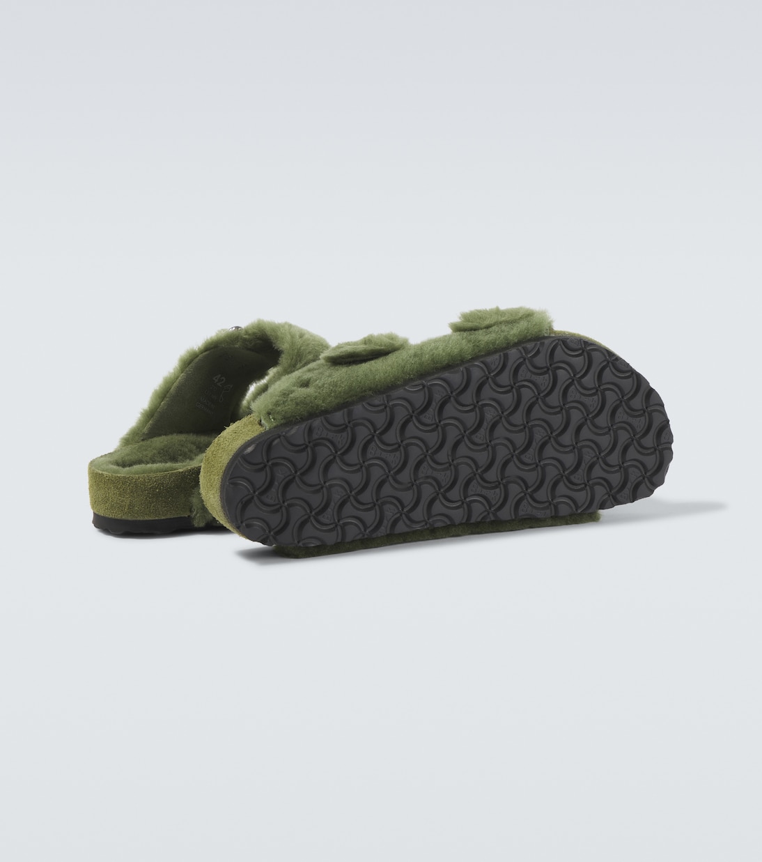 Arizona 1774 shearling-lined suede sandals | Birkenstock 1774