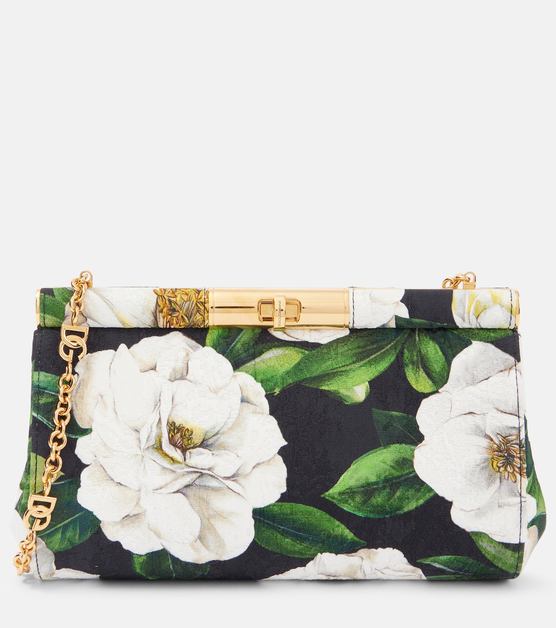 Clutch Marlene in broccato floreale | Dolce&Gabbana