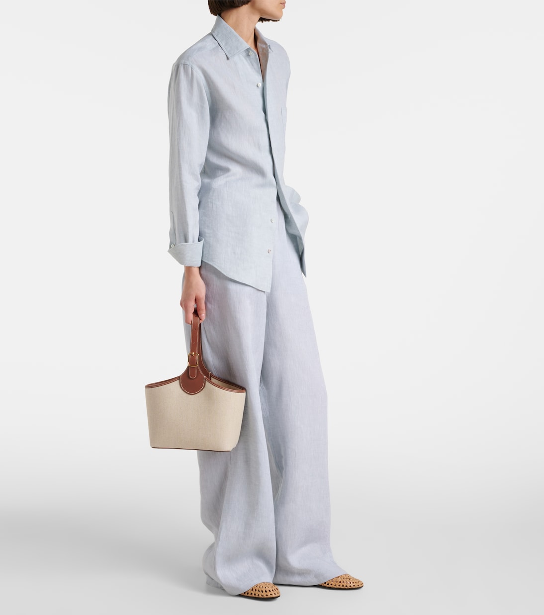 Borsa Bobbin in canvas | Loro Piana