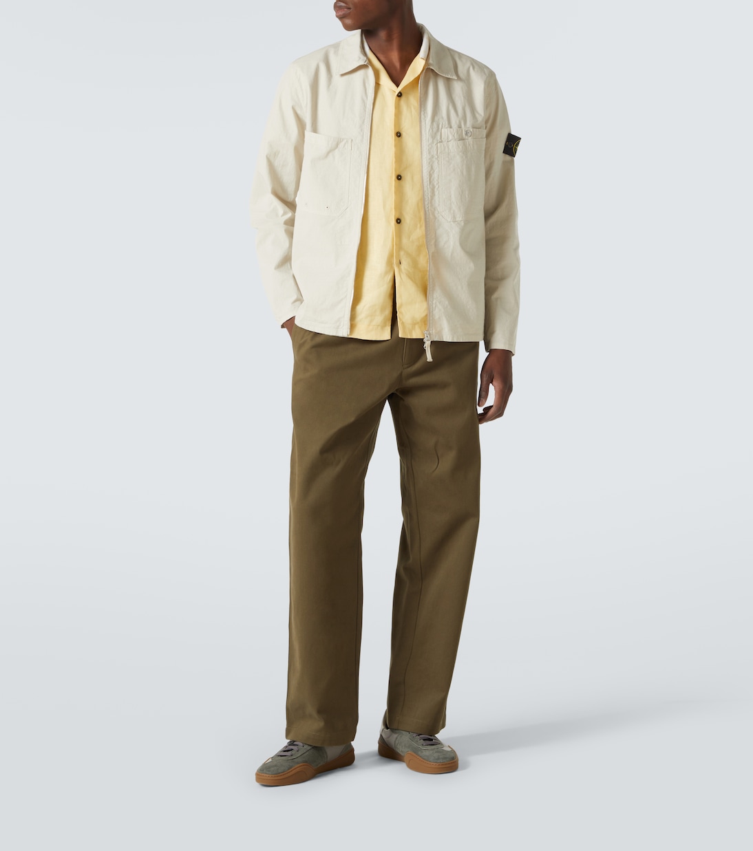 Hemdjacke aus einem Baumwollgemisch | Stone Island