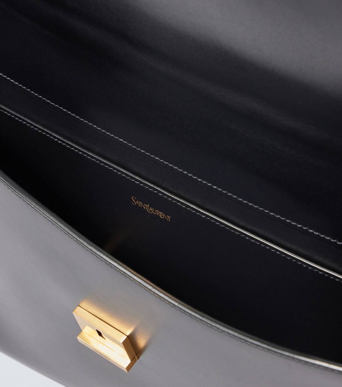 Leather briefcase | Saint Laurent